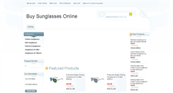 Desktop Screenshot of buysunglassesonline.com