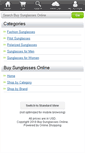 Mobile Screenshot of buysunglassesonline.com